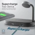 Promate WavePower Wireless Charging Station, 3-in-1 Charging Dock with MFi Certified Apple Watch Magnetic Charger